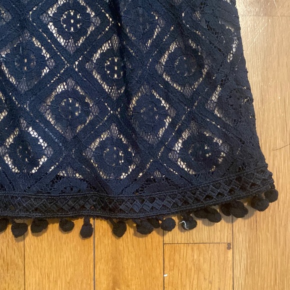 GIANNI BINI black and nude lace halter mini dress - Picture 5 of 6